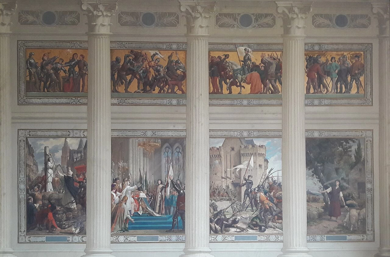 Affreschi con storie di Giovanna d'Arco - Pantheon, Parigi